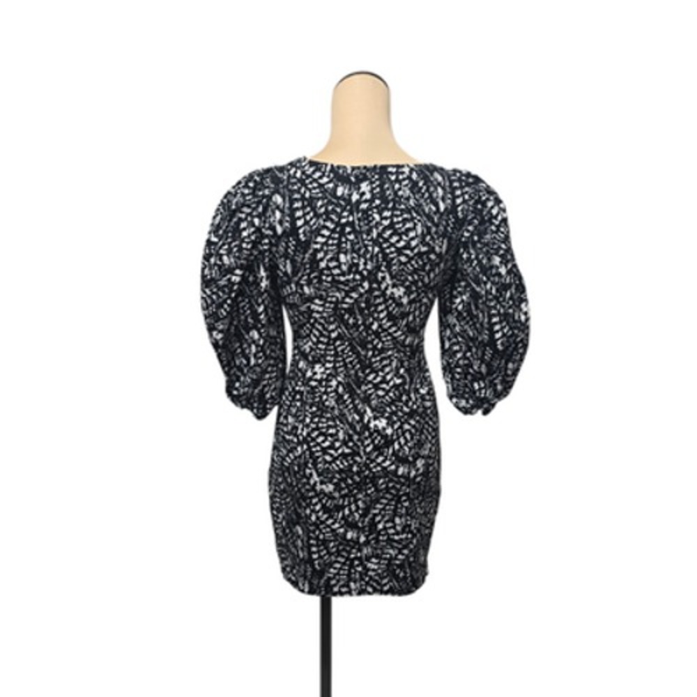 Zara Black and White Mini Dress - Picture 2 of 11